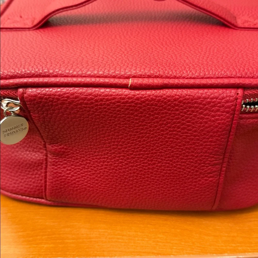 Summer Fridays Limited Edition Cherry Vegan Leather Travel Case - Picture 4 of 7